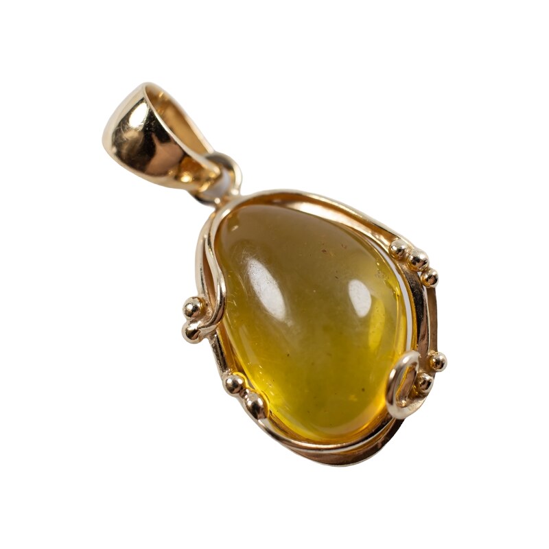 Strieborný jantárový prívesok Glare 161 51007718