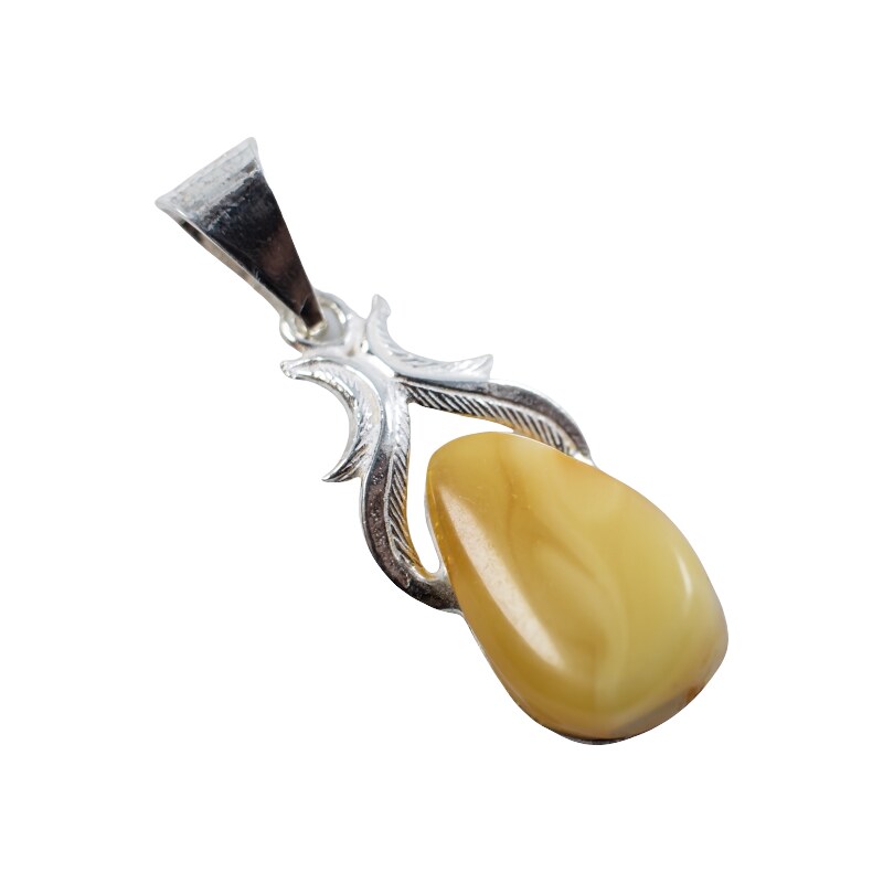 Strieborný jantárový prívesok Glare 183 51007716