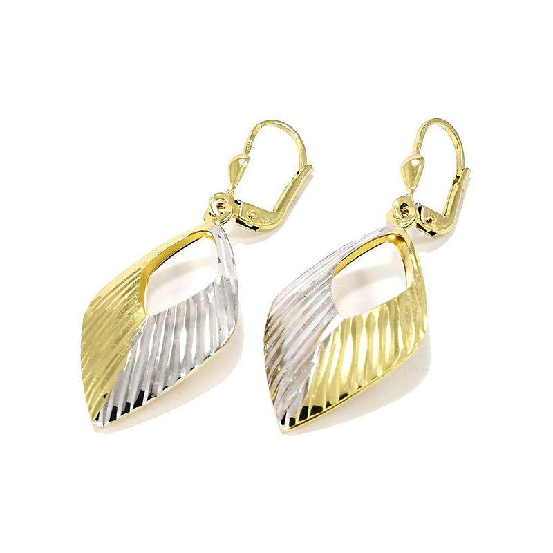 zlaté náušnice Glare 184 51007227