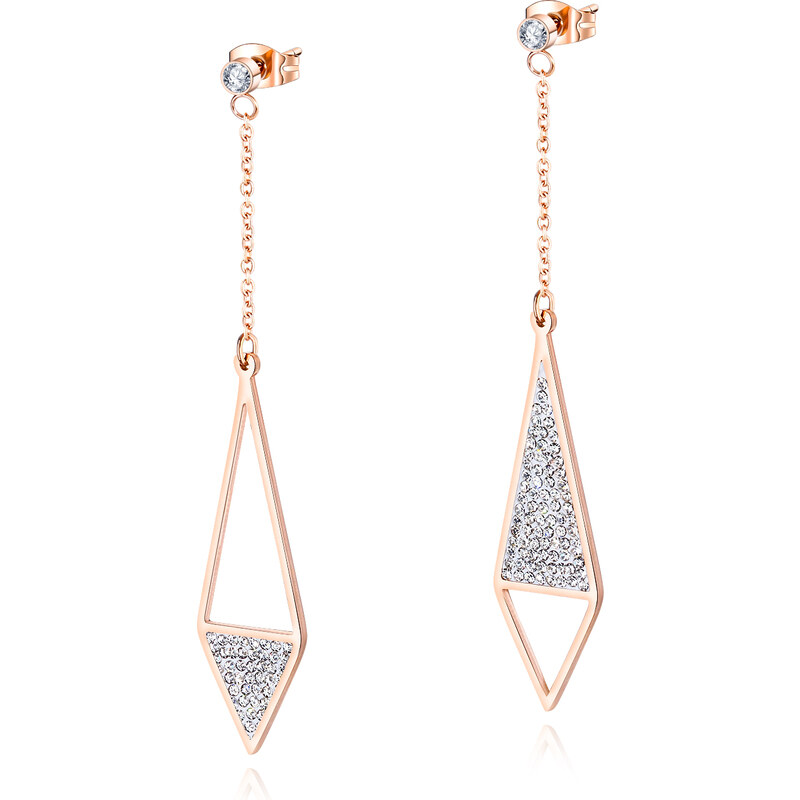 Oceľové náušnice Glare 142 51007205