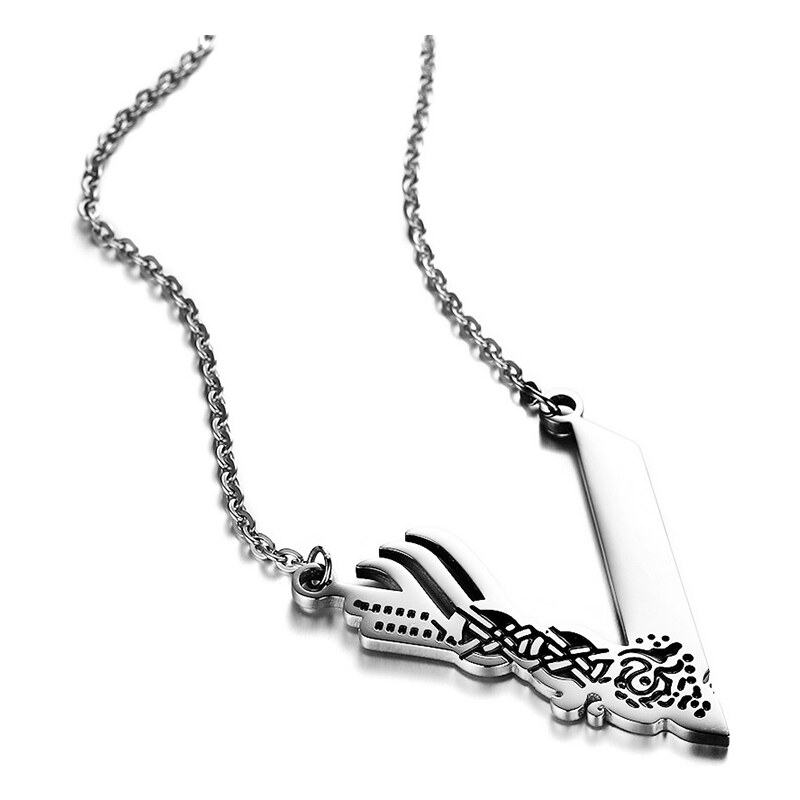 Oceľová retiazka s príveskom Glare 55 51007132