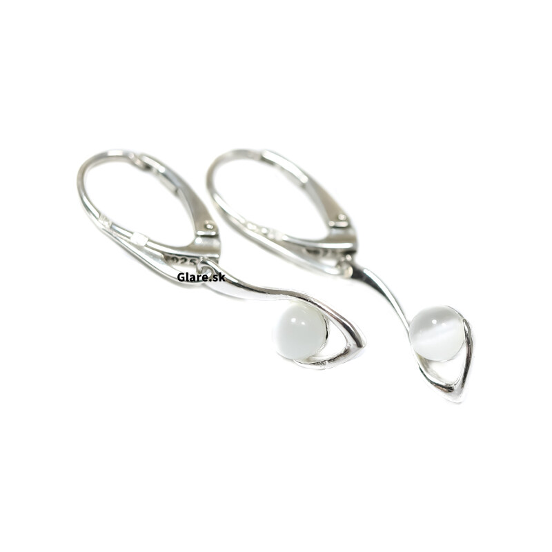 Strieborné náušnice Glare 287 51007037
