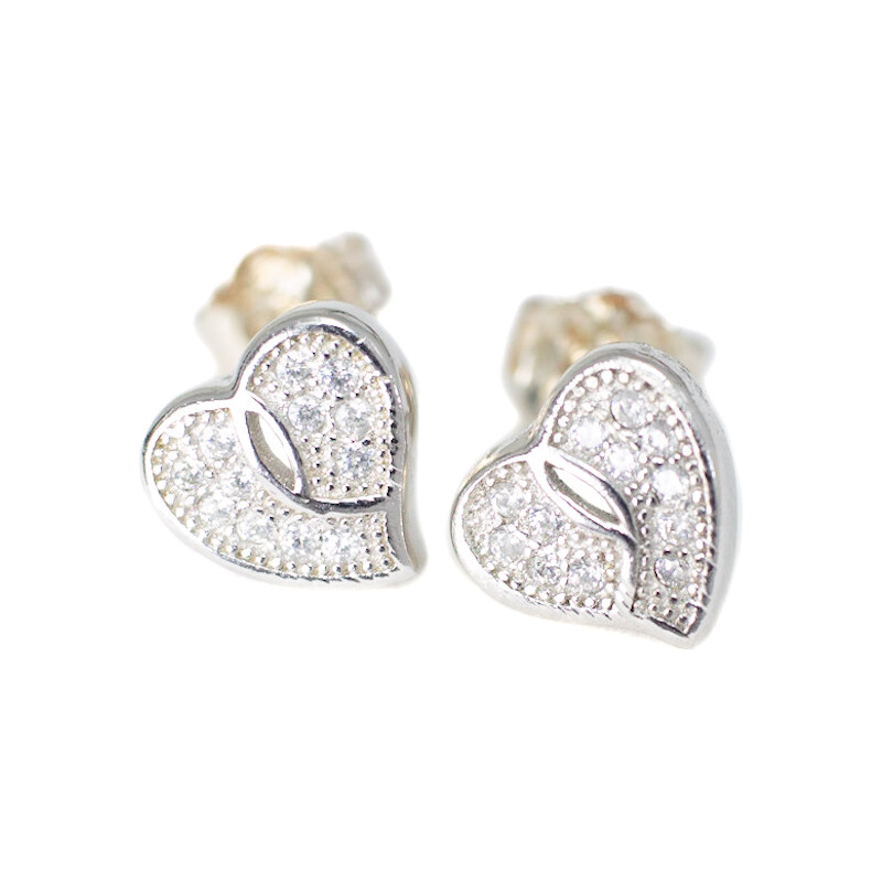 Strieborné náušnice Glare 308 51007021