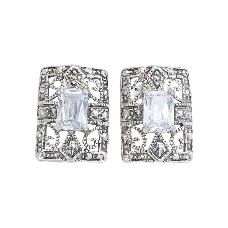 Strieborné náušnice Glare 379 51006828