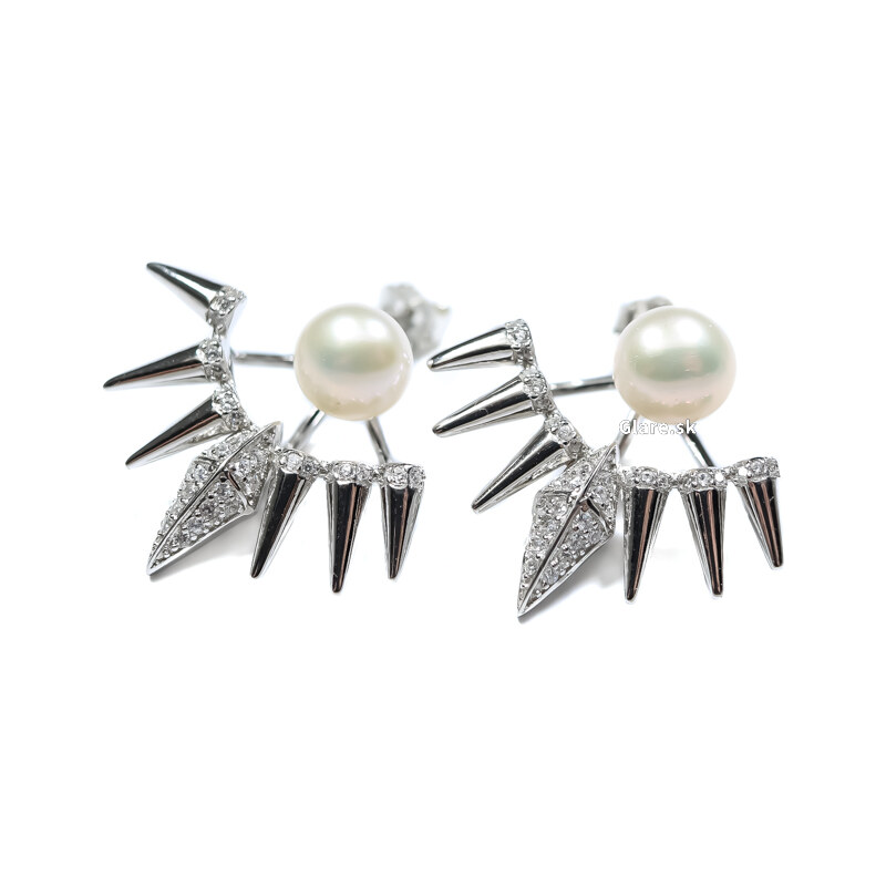 Strieborné náušnice Glare 381 51006827