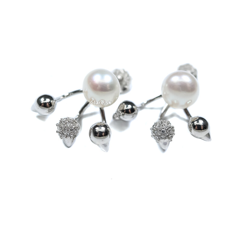 Strieborné náušnice Glare 371 51006835