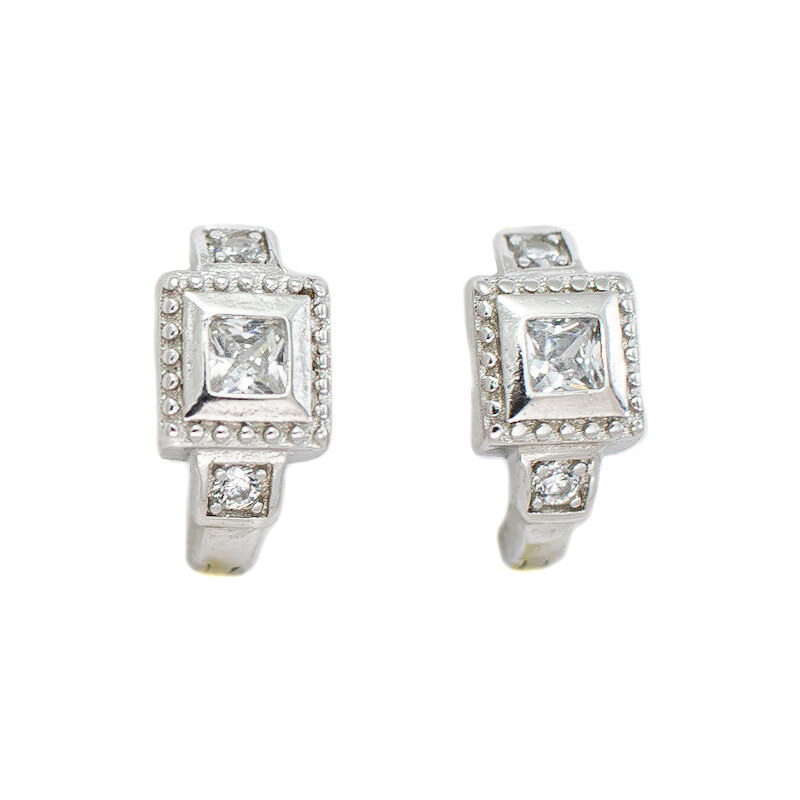 Strieborné náušnice Glare 502 51006674