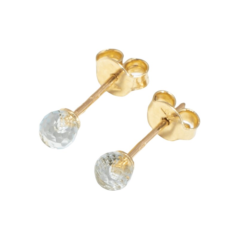 Zlaté náušnice s kameňom Glare 2S 51006330