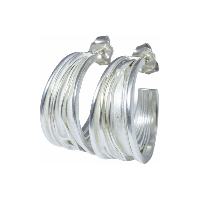 Strieborné náušnice Glare 26S 51006071