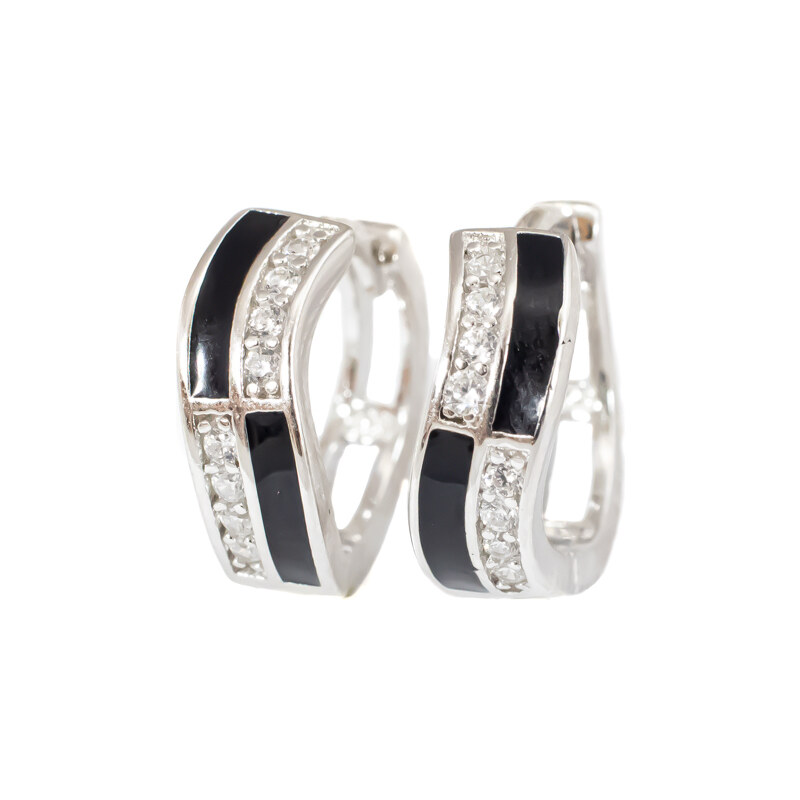 Strieborné náušnice Glare 204 51005996