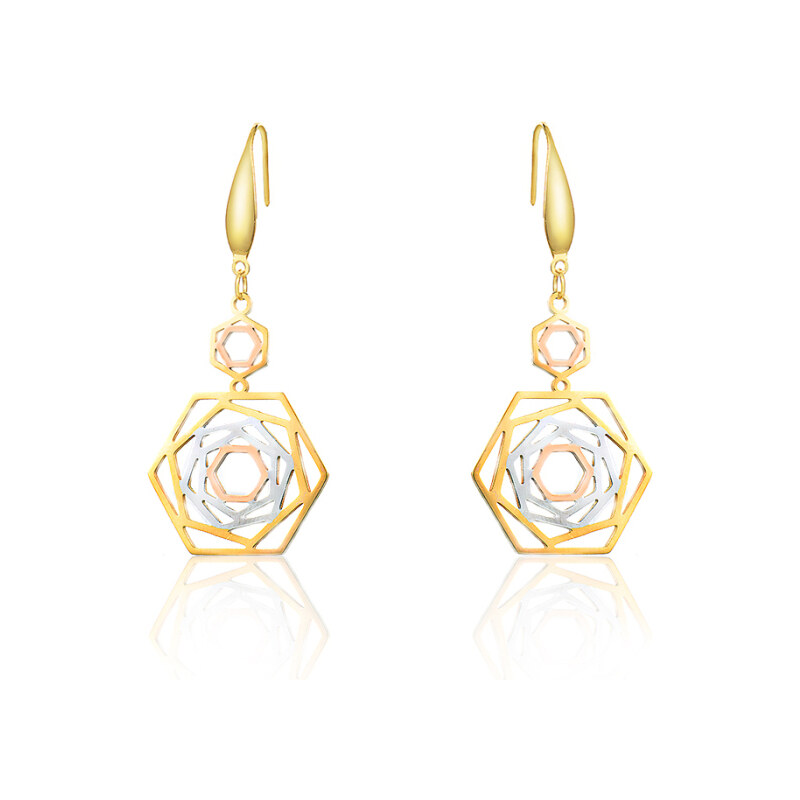 Oceľové náušnice Glare 258 51005662