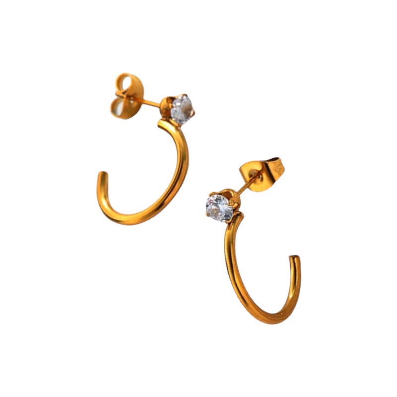 Oceľové náušnice Glare 250 51005669