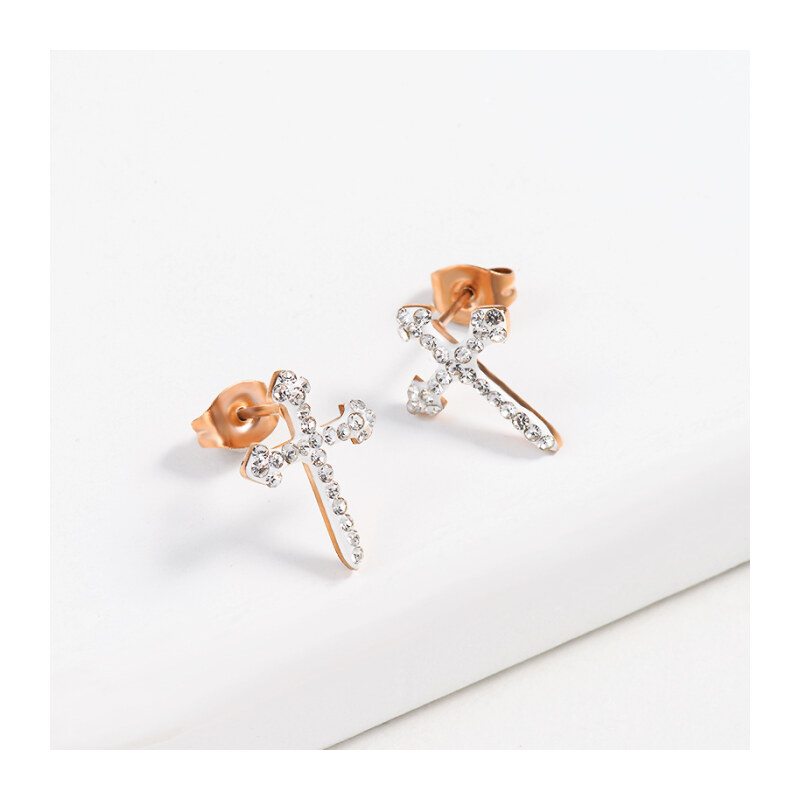 Oceľové náušnice Glare 306 51005499