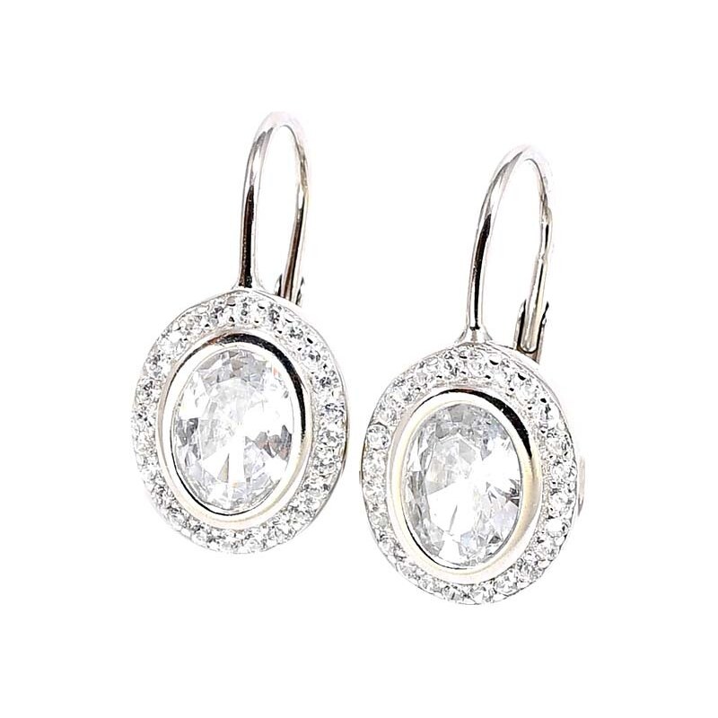 Strieborné náušnice Glare 554 51003928