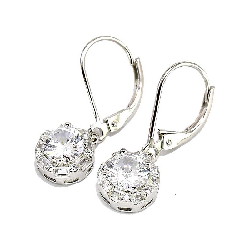 Strieborné náušnice Glare 573 51003888