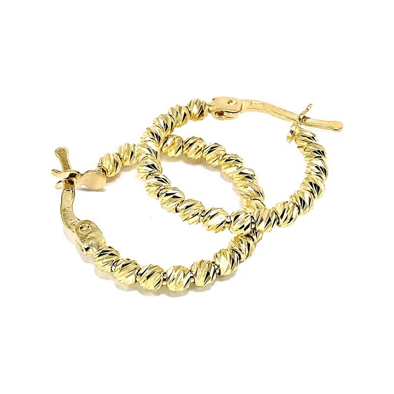 zlaté náušnice Glare 783 51003768