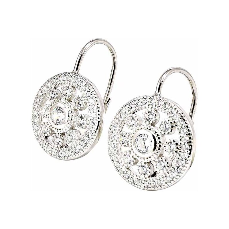 Strieborné náušnice Glare 599 51003718