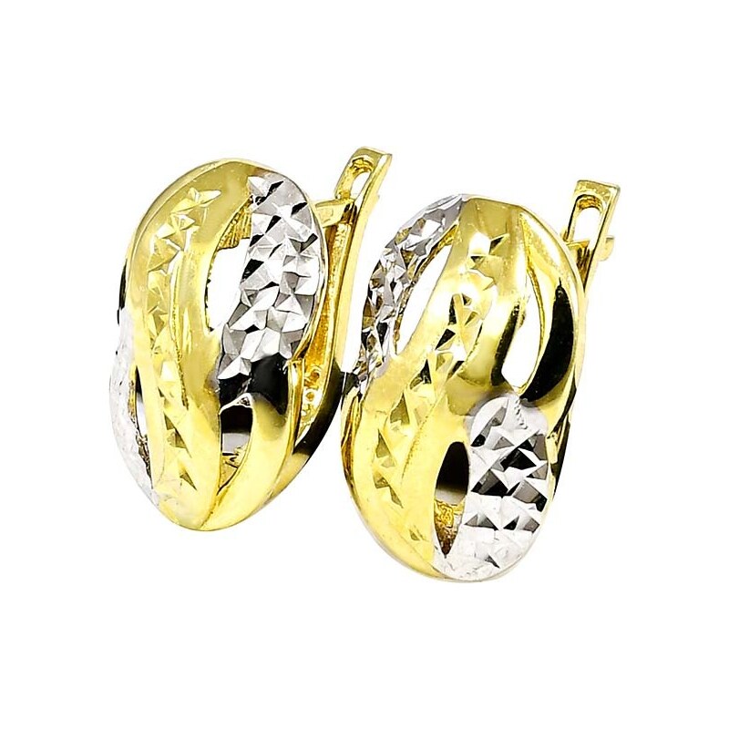 zlaté náušnice Glare 852 51003362