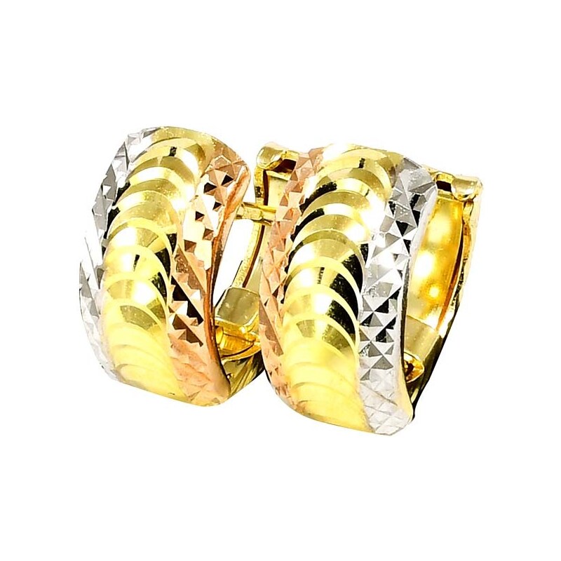 zlaté náušnice Glare 853 51003361