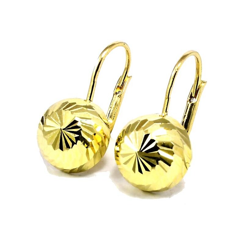 zlaté náušnice Glare 881 51003256