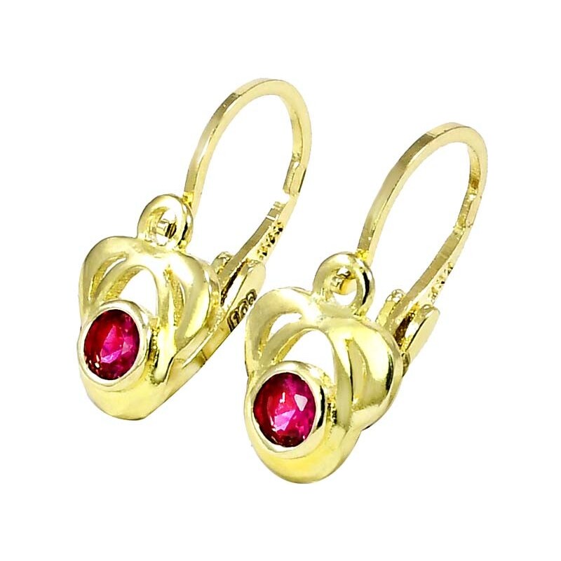 zlaté detské náušnice Glare 900 51003185