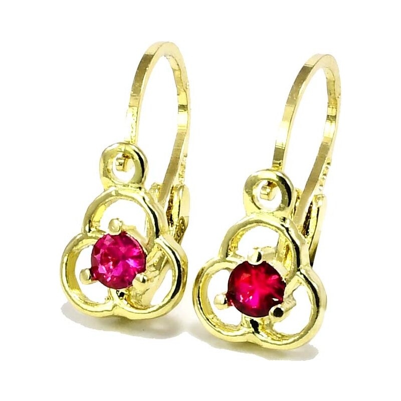 zlaté detské náušnice Glare 894 51003191