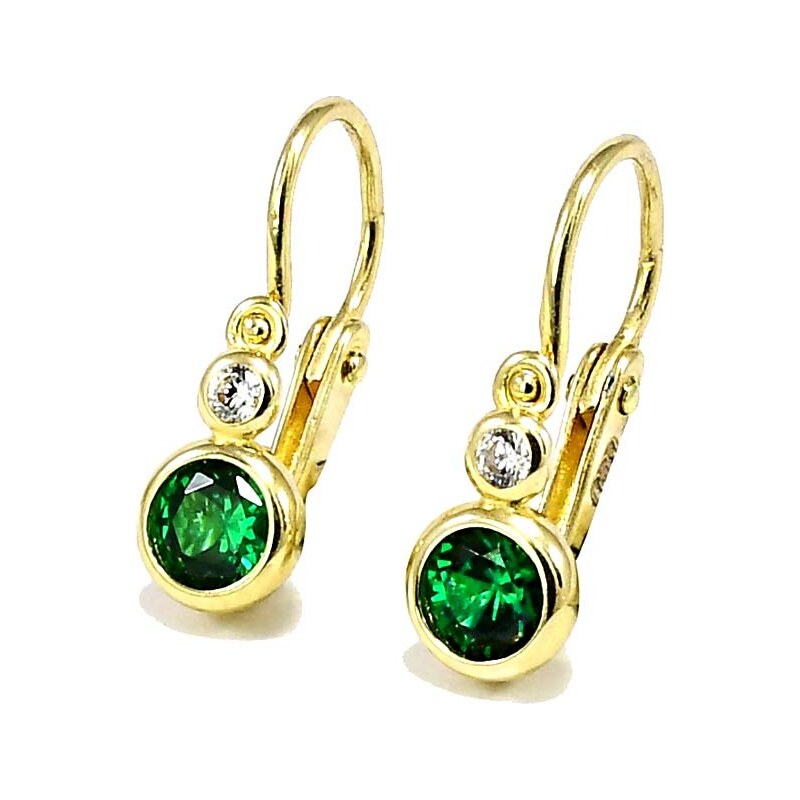 zlaté detské náušnice Glare 895 51003190