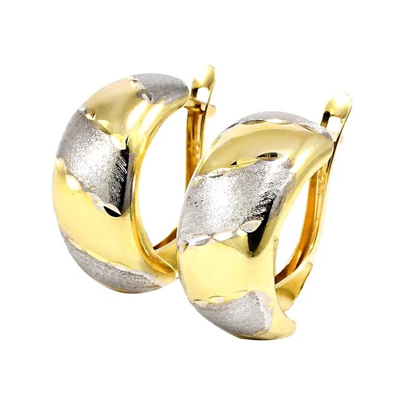 zlaté náušnice Glare 907 51003147