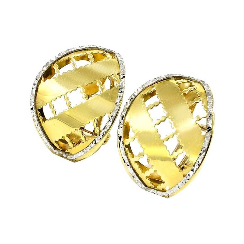 zlaté náušnice Glare 910 51003144