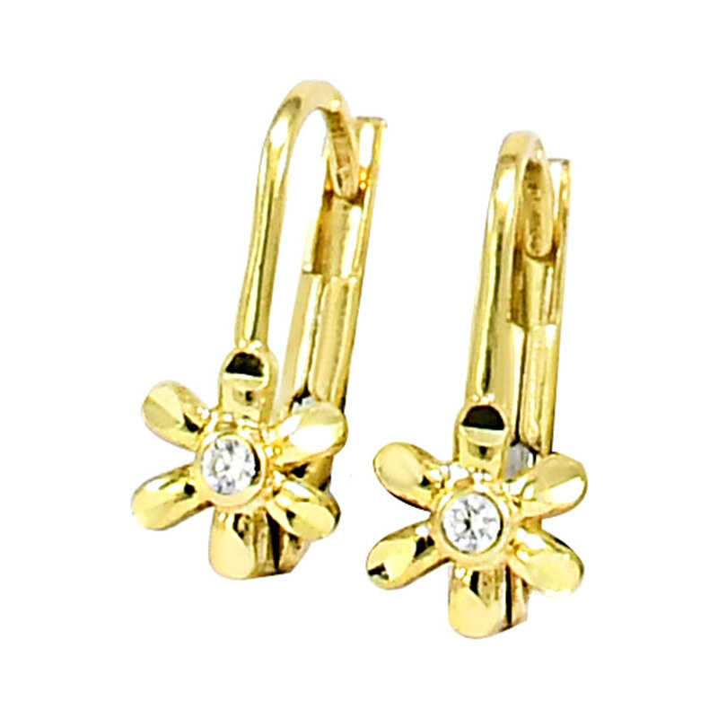 zlaté detské náušnice Glare 915 51003127