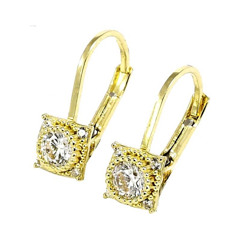 zlaté detské náušnice Glare 947 51003041