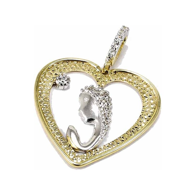 zlatý prívesok Glare 381 51002925