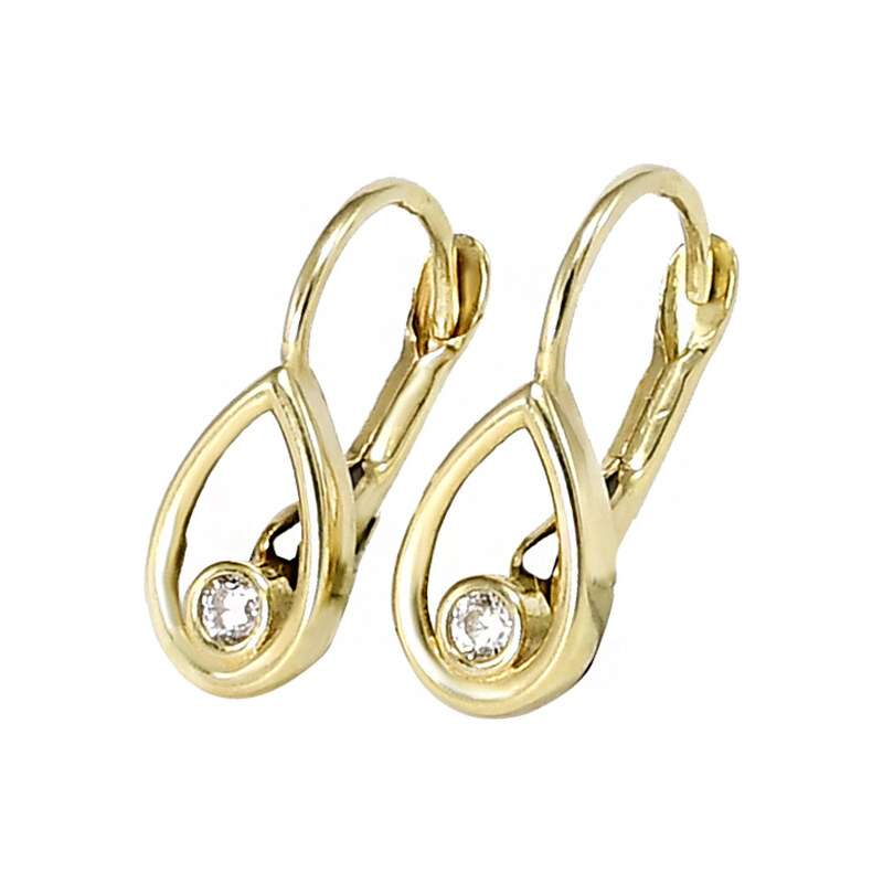 zlaté náušnice detské Glare 14 51196759