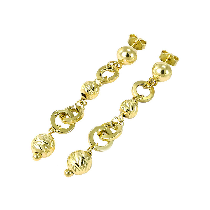 zlaté náušnice Glare 67 51197009