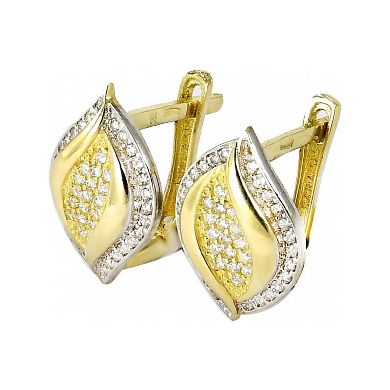 zlaté náušnice Glare 101 51197102