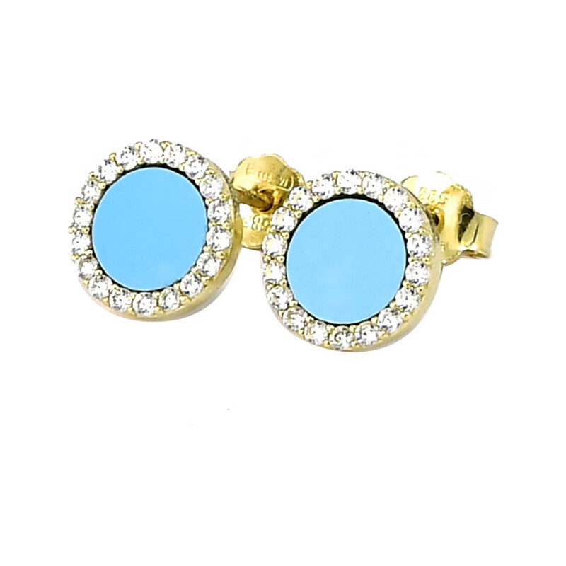 zlaté náušnice Glare 108 51197139