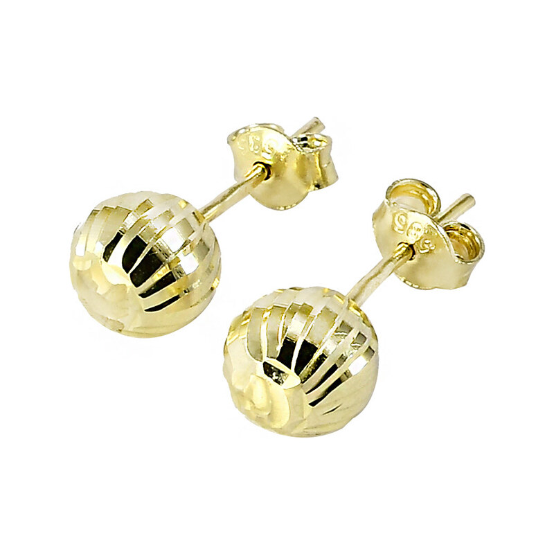 zlaté náušnice Glare 157 51290014