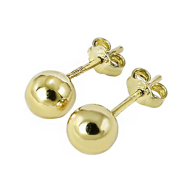 zlaté náušnice Glare 158 51290015