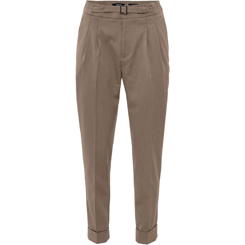 Antioch Plisované nohavice hnedá melírovaná 54340372