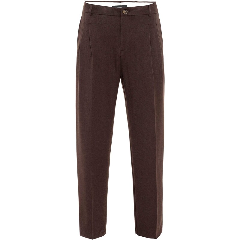 Antioch Plisované nohavice tmavohnedá 54346773