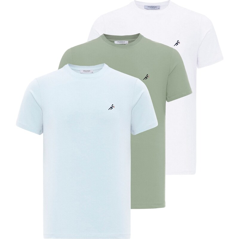 Moxx Paris Tričko tyrkysová / zelená / biela 54347304