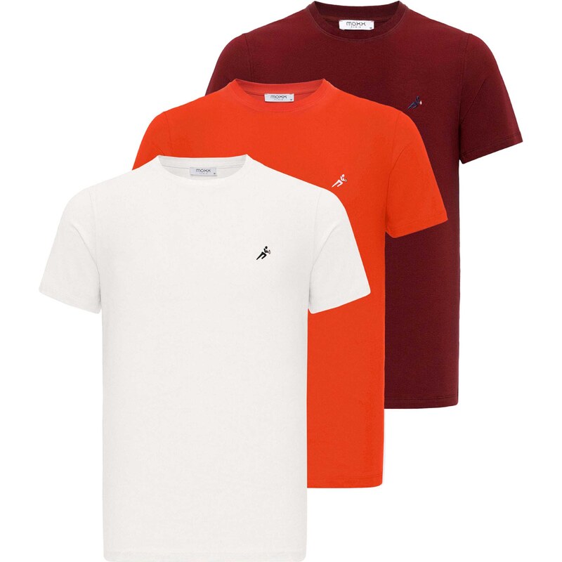 Moxx Paris Tričko červená / bordová / biela 54347524