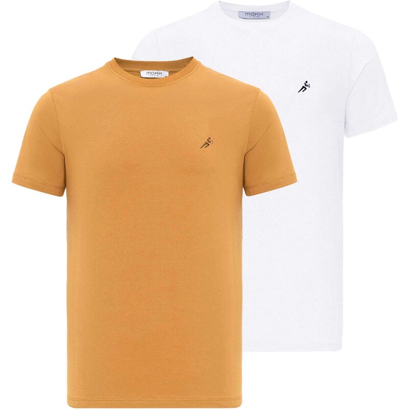 Moxx Paris Tričko farba ťavej srsti / biela 54347325