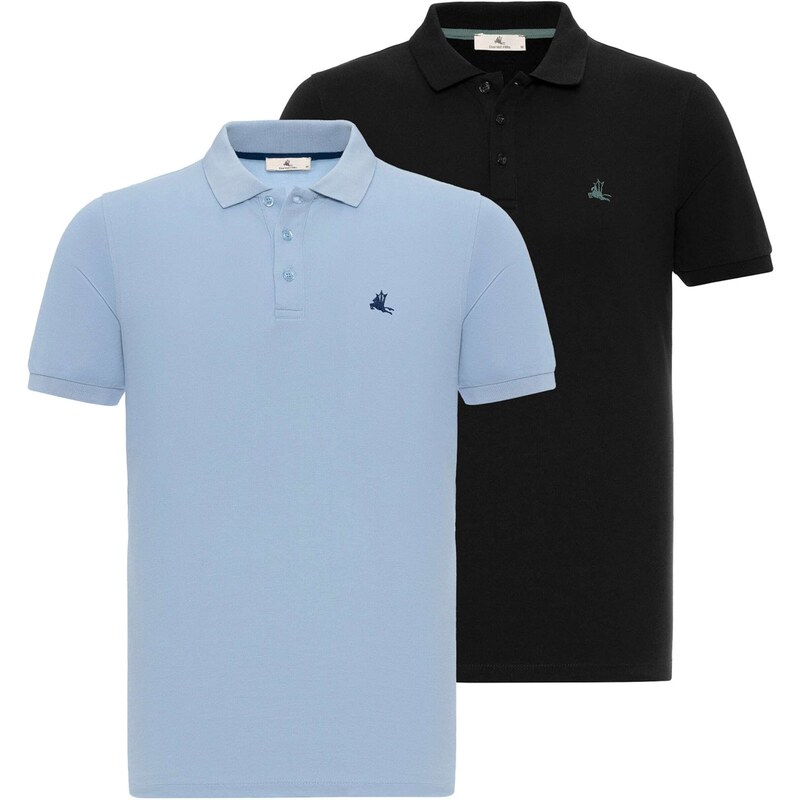 Daniel Hills Tričko tmavomodrá / svetlomodrá 54347998