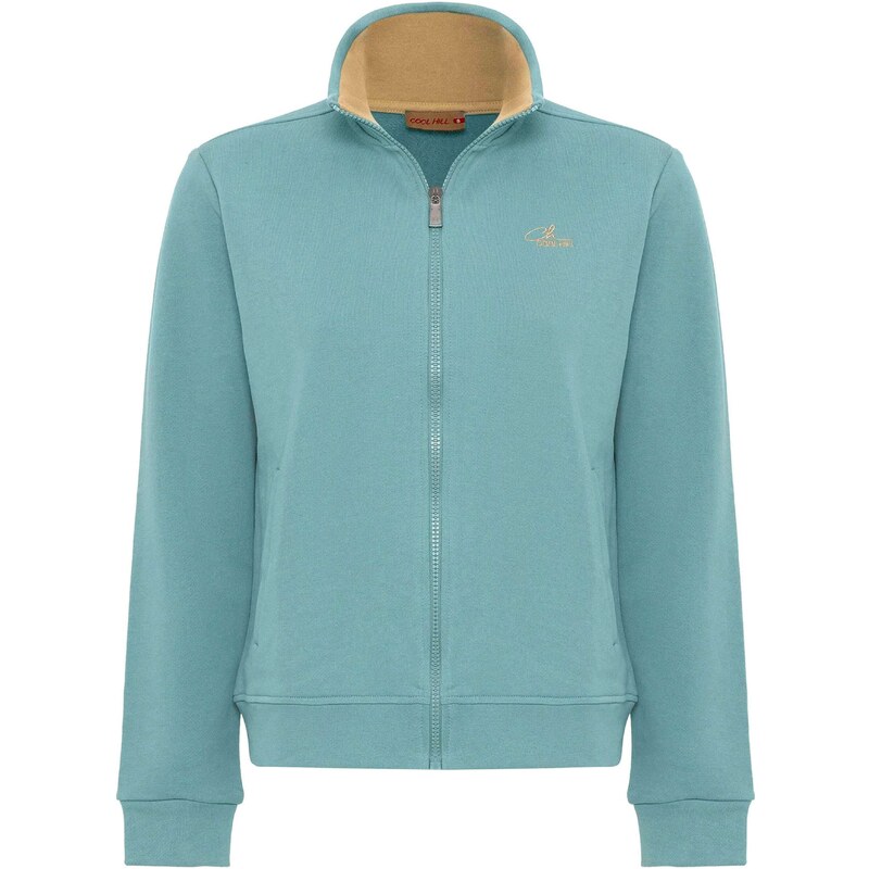 Cool Hill Tepláková bunda béžová / mätová 54347883