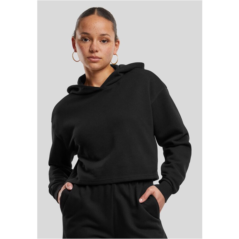 Urban Classics Womens Oversized Hoodie Light Terry - Black 51574862