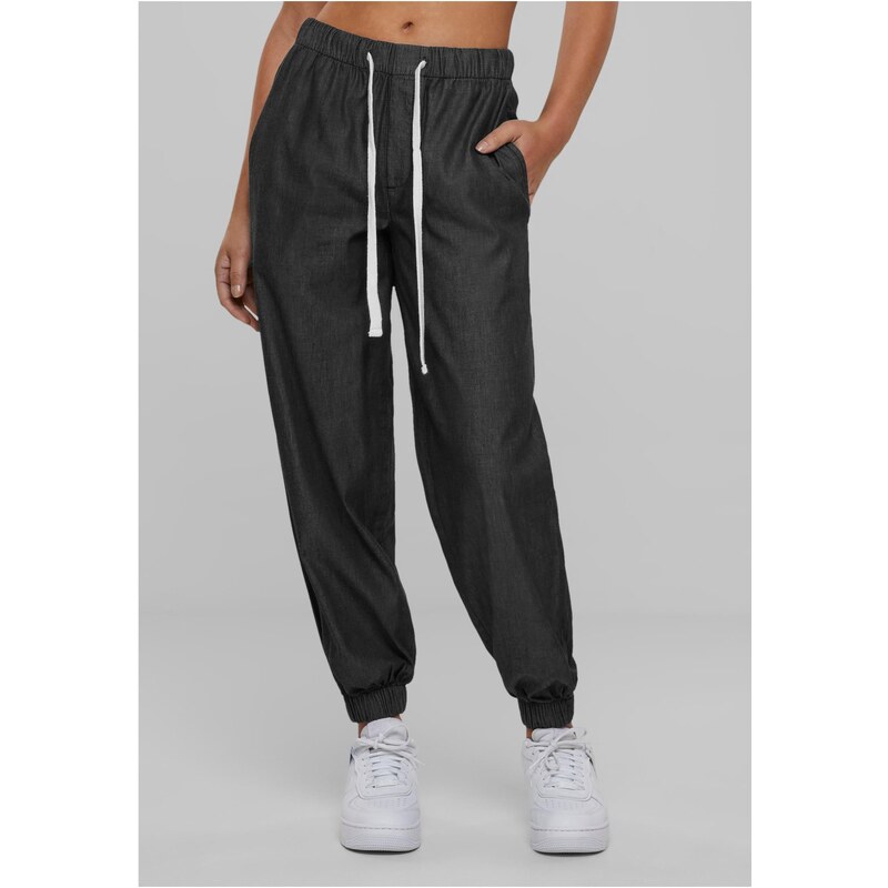 Urban Classics Womens Jogpants Pants - Black 51574793