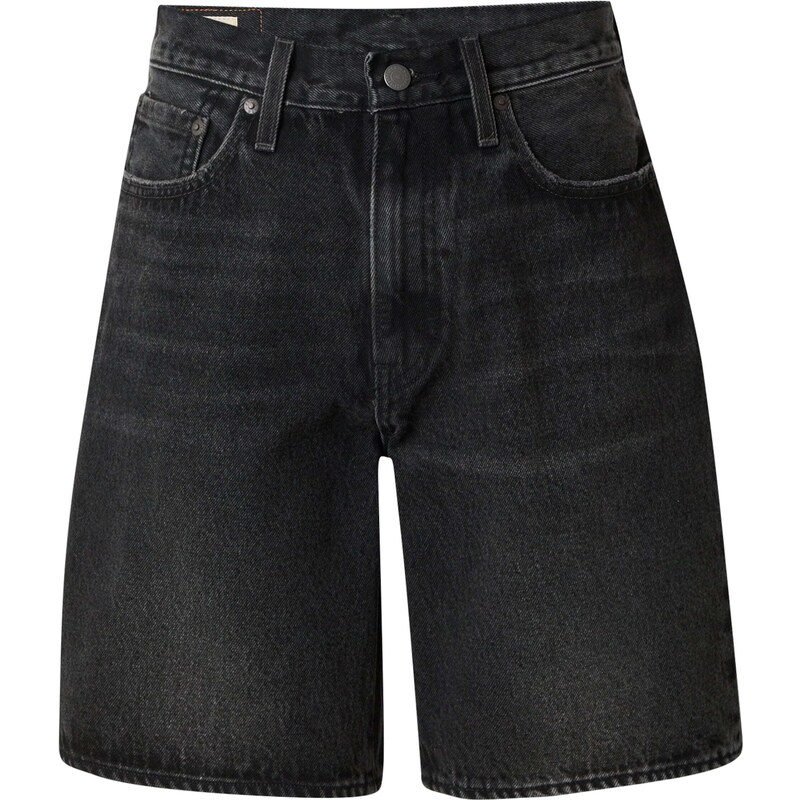 LEVIS Džínsy 468 Loose Shorts červená / čierny denim 52706073