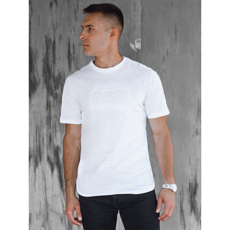 Dstreet Biele tričko s nápisom COOL 51574715