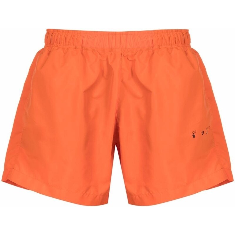 OFF-WHITE Logo Orange plavky 51575451